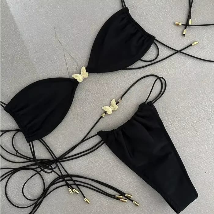 Sexy Bikinis 2024 maillot de bain pour femmes papillon maillots de bain brésilien Bikini ensemble Bi