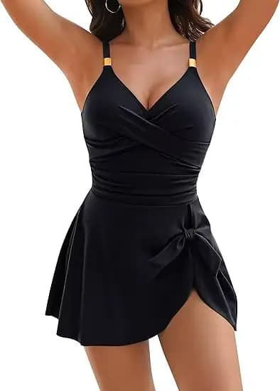 Maillot de bain une pièce pour femmes, mignon, contrôle du ventre, Sexy, Slim, confortable, froncé e