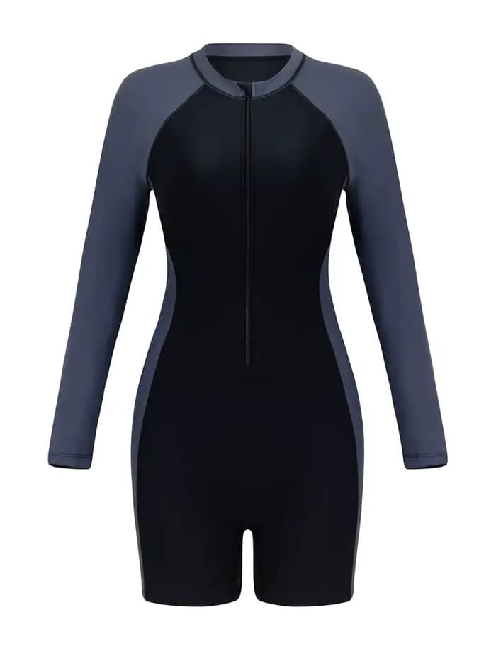Maillots de bain une pièce pour femmes 2026 – Sport, surf, protection solaire avec fermeture éclair