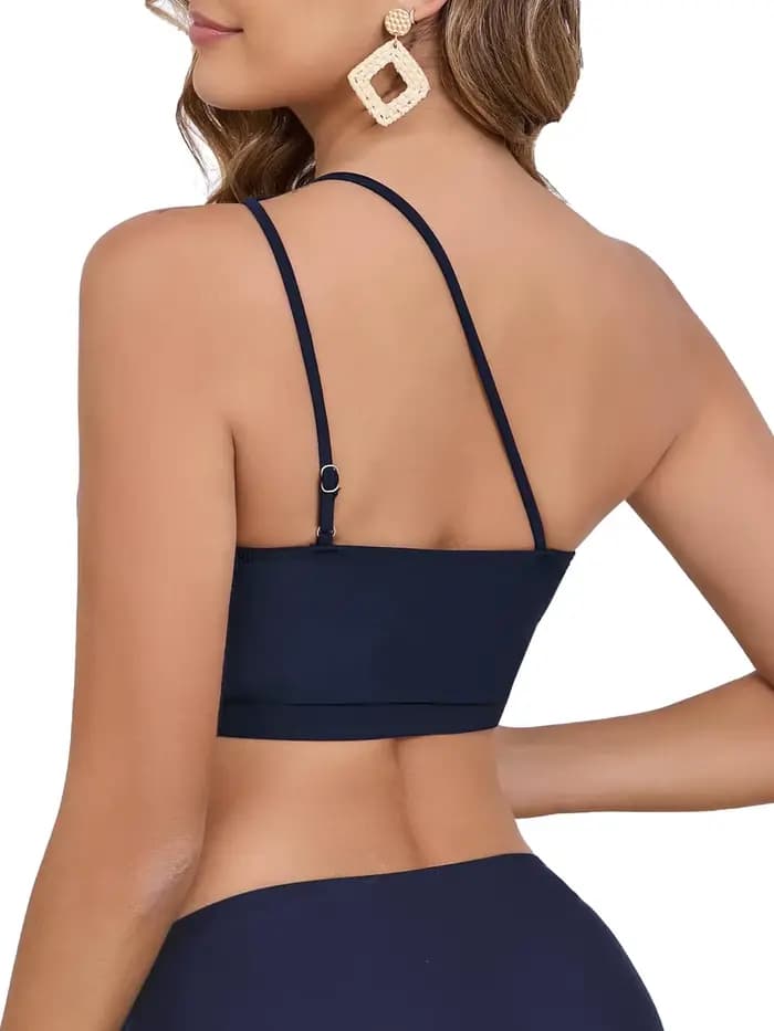 2026 Haut de maillot de bain asymétrique à une épaule