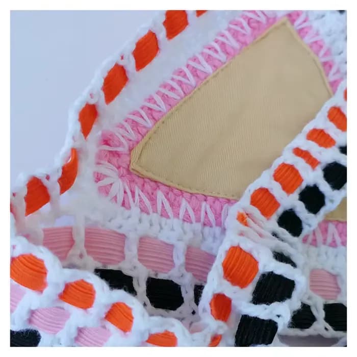 Bikini en crochet fait à la main pour femme, maillot de bain en coton, coloré, sexy, bohème, vêtements de plage de vacances, bain trempé, haute qualité