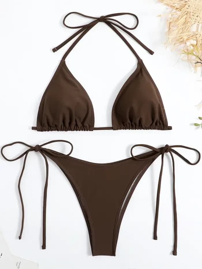 Maillot de bain sexy marron 2026 pour femme