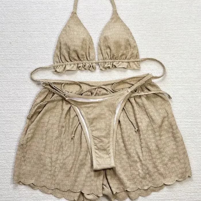 Maillot de bain trois pièces pour femmes