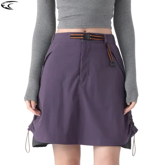 LNGXO short de sport à séchage rapide femmes été randonnée en plein air Camping escalade short extensible jupe culotte Cargo légère