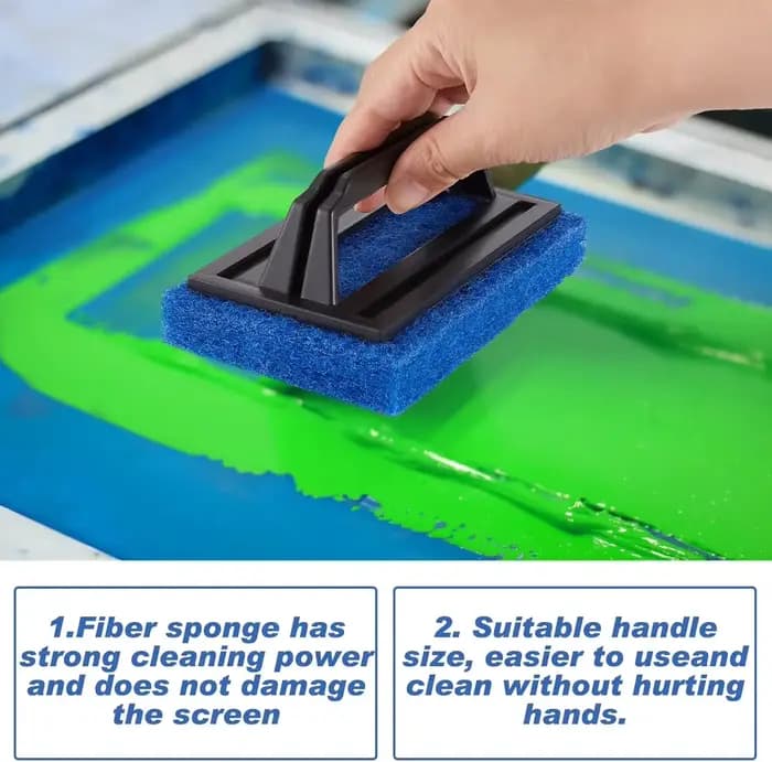 Brosse éponge de nettoyage pour jacuzzi et piscine, accessoire de nettoyage de lignes avec poignée, outil de salle de bain épaissi pour le nettoyage