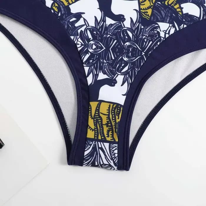 Maillot de bain brésilien avec jupe pour femme