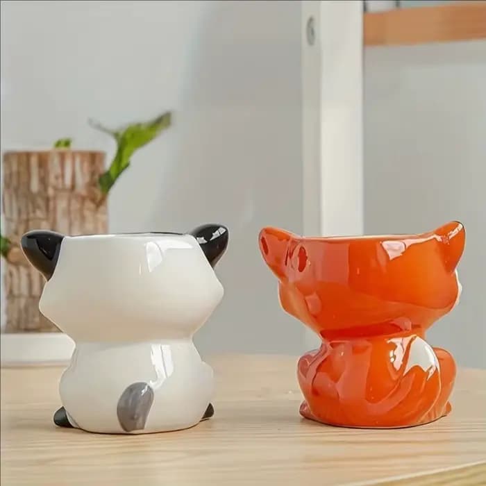 Pot de fleurs en forme d'animal de dessin animé, résistant à la corrosion, adapté à la décoration de la table, plusieurs styles disponibles, 1 pièce