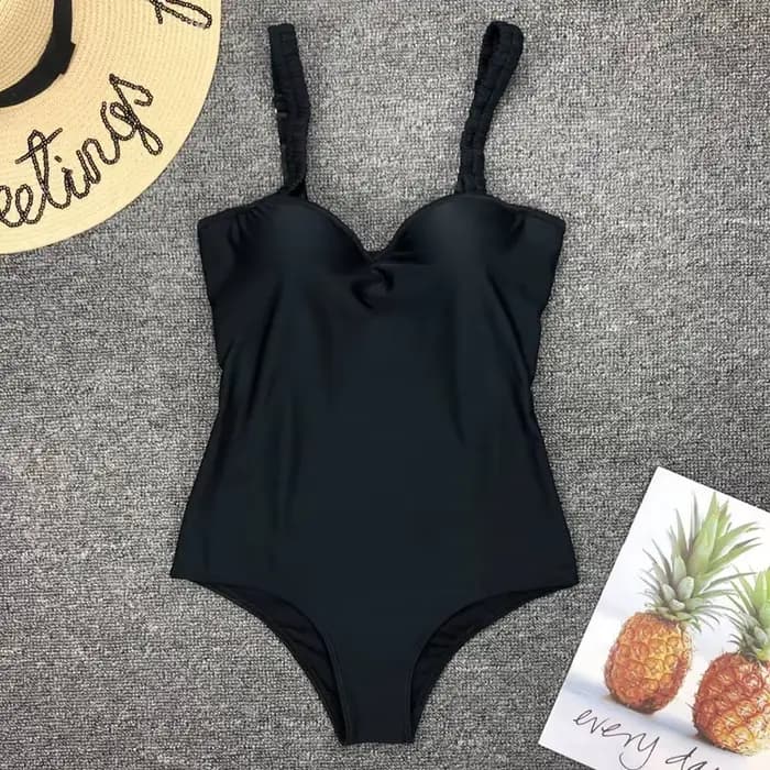 2025 nouveau Sexy noir blanc une pièce maillot de bain femmes body maillots