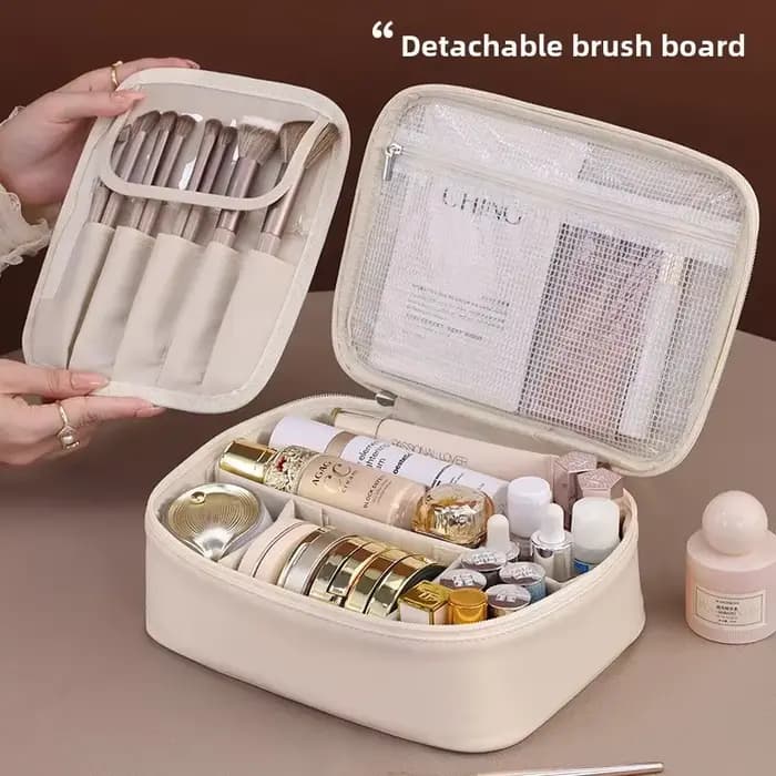 Nouveau sac à cosmétiques pour femmes, sac de rangement Portable, sac de maquillage de luxe de grande capacité, organisateur de voyage, sacs de toilette essentiels