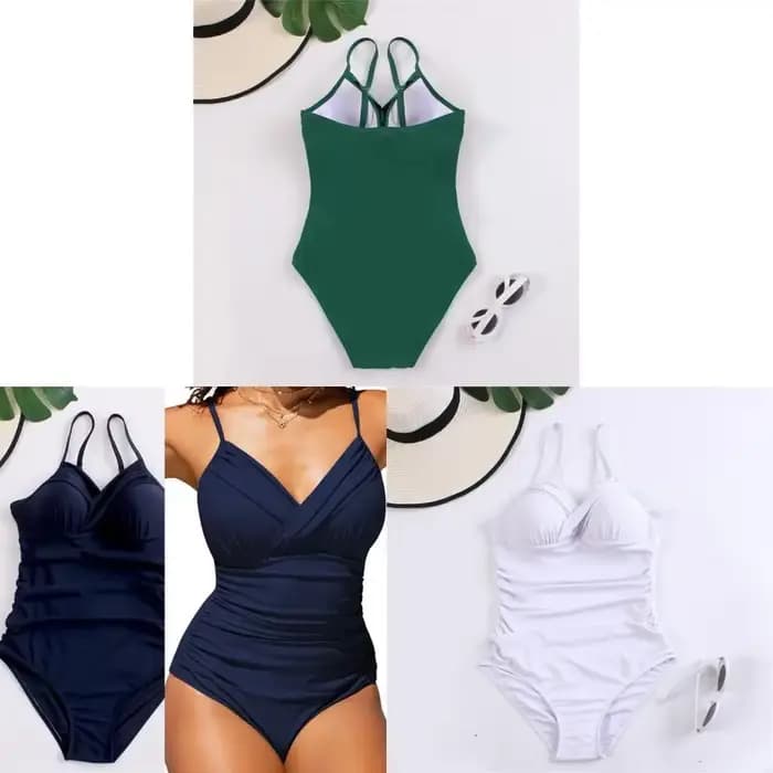 Maillot bain froncé pour femmes