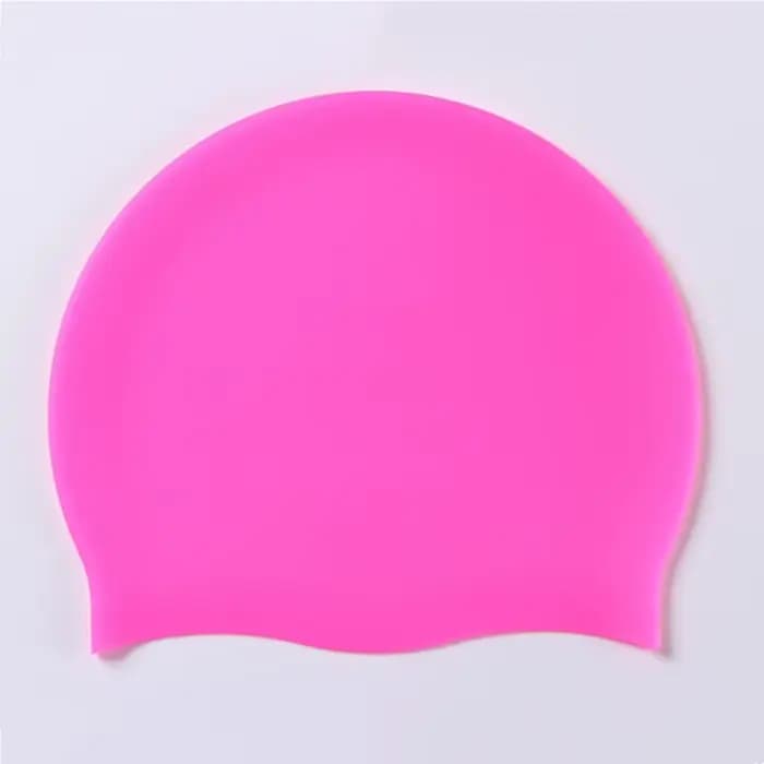 Bonnet de natation en silicone imperméable pour hommes, femmes, adultes, enfants, bonnets de piscine à cheveux longs, équipement de natation de plongée, bonnets élastiques