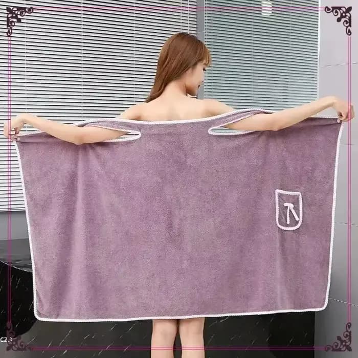 Serviette de bain portable pour femmes et filles