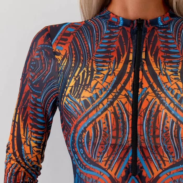 Maillots de bain pour femmes, manches longues, protection anti-UV, maillot de surf, bikini, maillot de bain d'été, maillot de bain une pièce, maillot de bain de plage