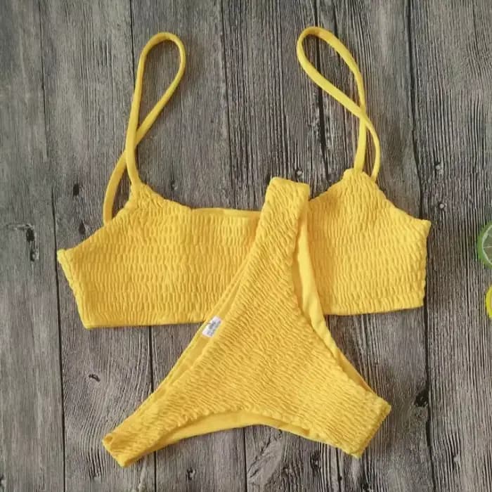 Maillot de bain sexy pour femme, soutien-gorge push-up rembourré, bikini, ensemble deux pièces, vêtements de plage, 2021