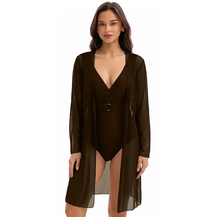 Maillot de bain une pièce sexy pour femme avec coupe monokini et découpes