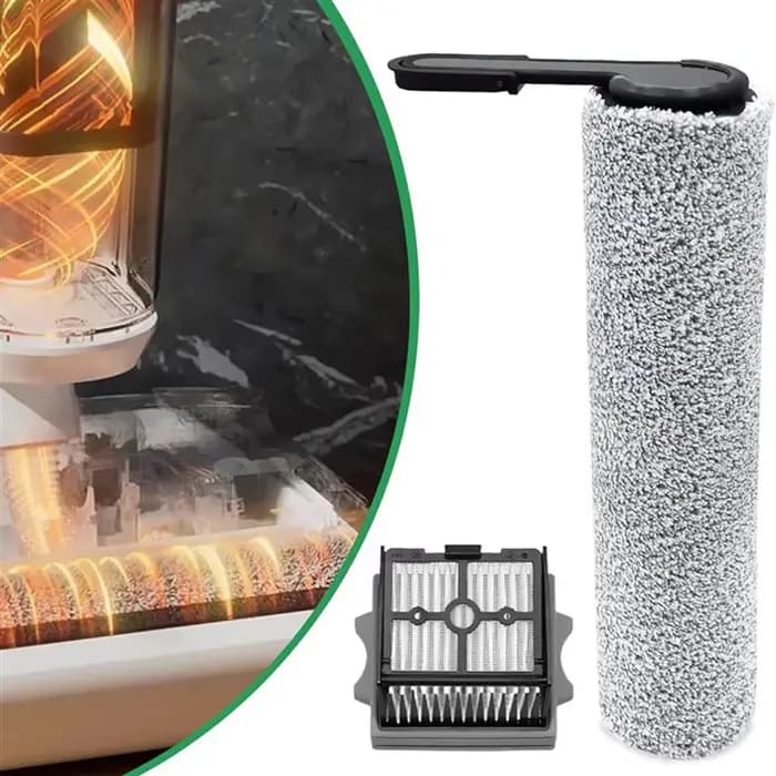 A19F-4X pour aspirateur sec et humide Tineco Floor One Stretch S6, pièces de rechange, rouleaux de brosse + filtres Hepa