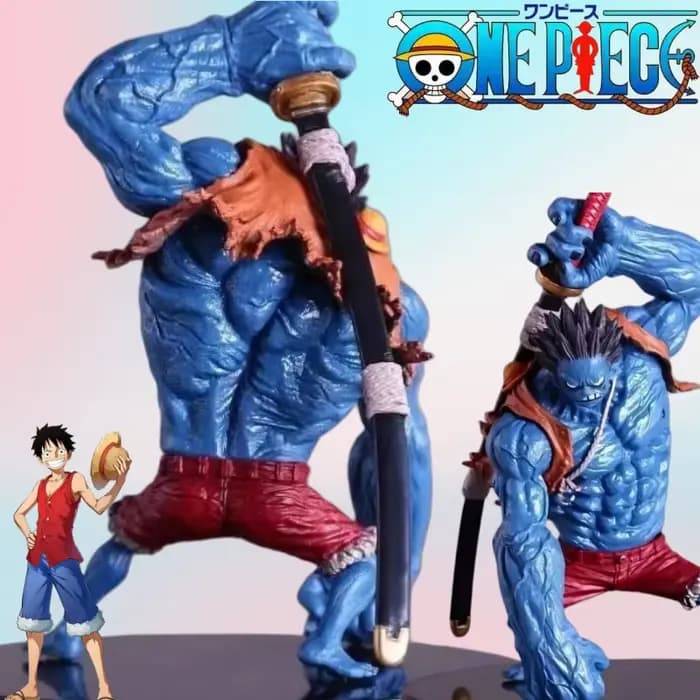 Figurine de collection Luffy One Piece : Modèle de personnage d'anime simple et cool, jouet décoratif, cadeau