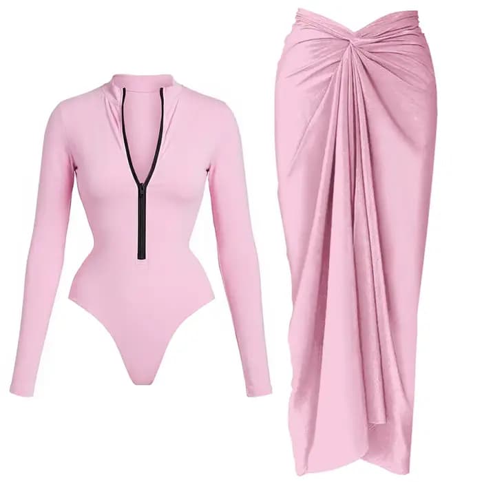 Maillot de bain une pièce zippé 2026 sexy pour femme