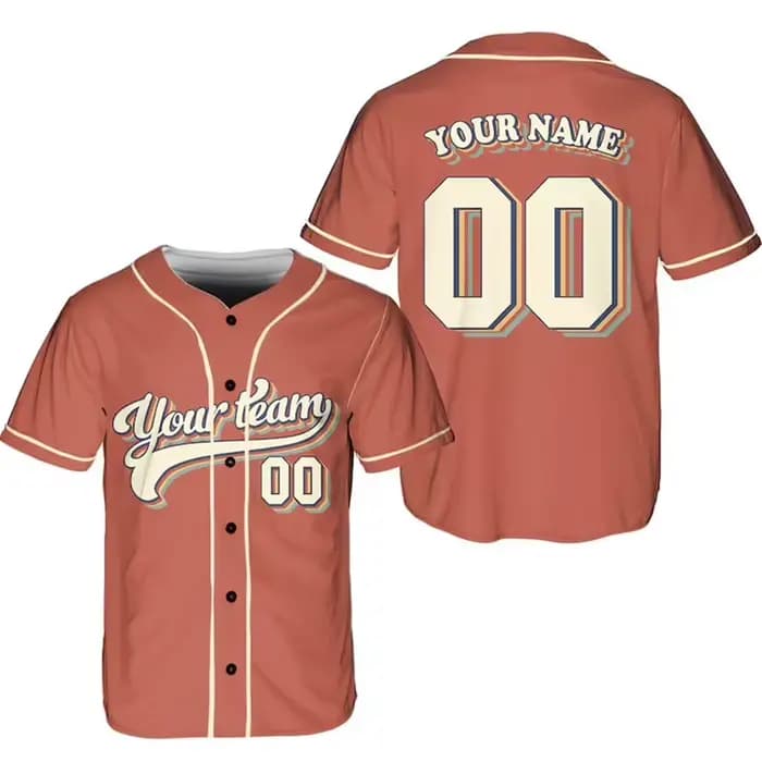 Maillot de baseball vintage personnalisé pour homme, uniforme de baseball personnalisé avec nom et numéro d'équipe imprimés, t-shirt de sport