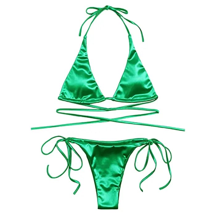 Maillot de bain brésilien en satin