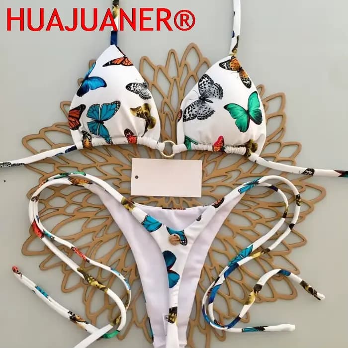 Nouvel ensemble bikini sexy pour femme 2026 – Maillot de bain brésilien string pour vacances à la plage