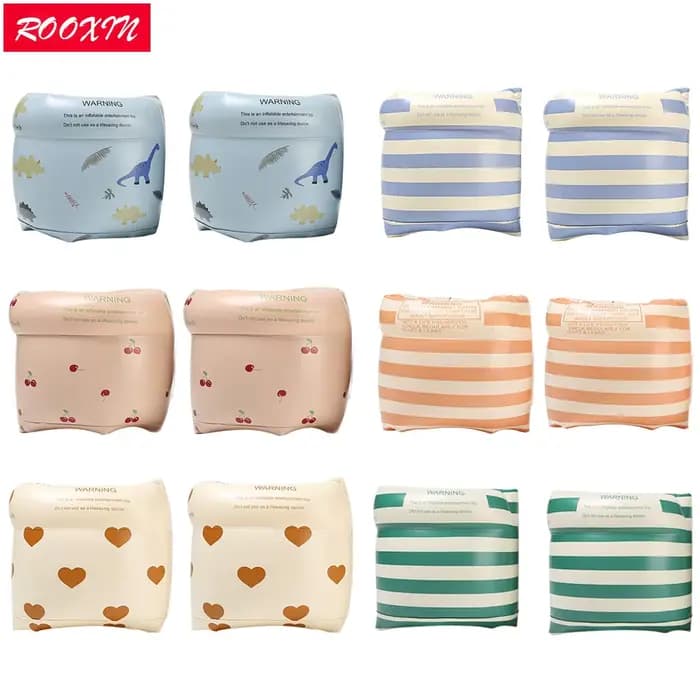 Rooxin Bouées de natation pour bébé, flotteurs de piscine pour adultes et enfants, équipement de jeu aquatique, bouées gonflables, brassards de natation