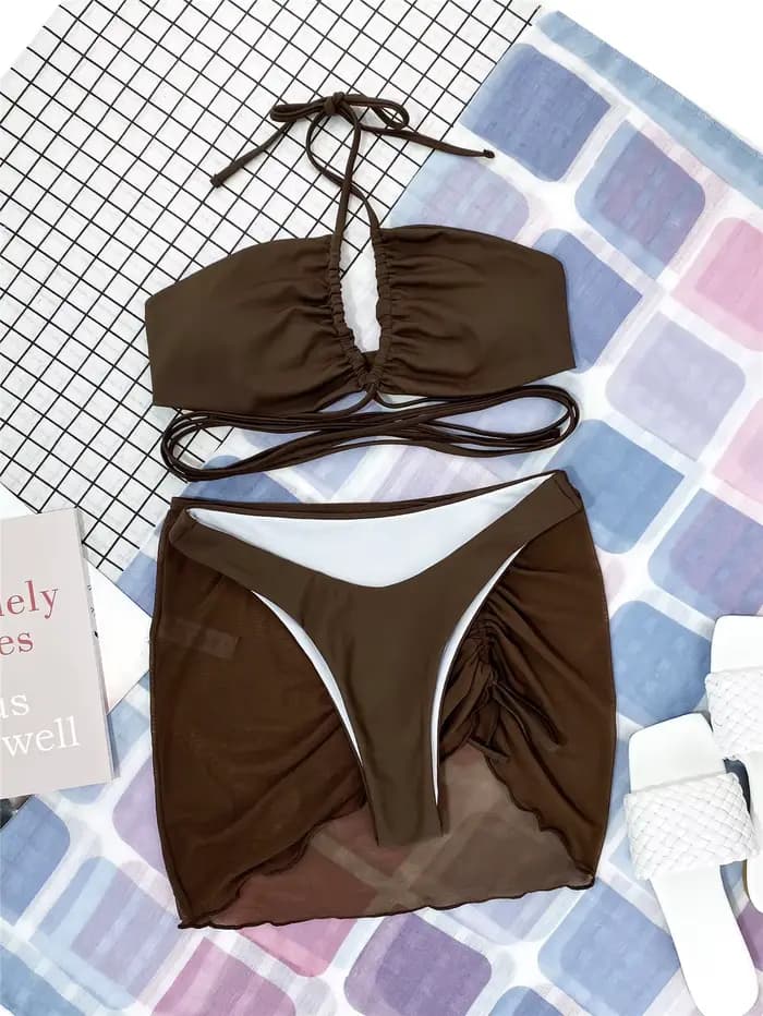 Ensemble de maillot de bain 3 pièces pour femme