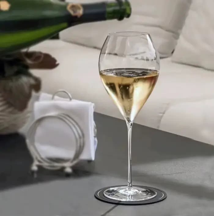 Verres en cristal ultra-fins de qualité supérieure, pour vin rouge, champagne, liqueurs et gobelets scintillants pour bar