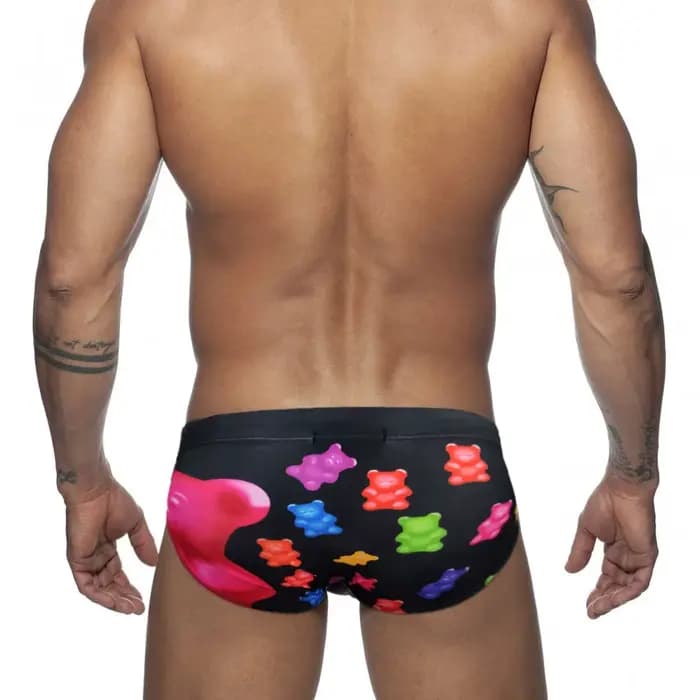 Slip de bain pour hommes Sexy natation court Sport nautique pantalons de plage maillot de bain bandes maillots de bain Sexy mâle Suilt surf imprimé maillot de bain