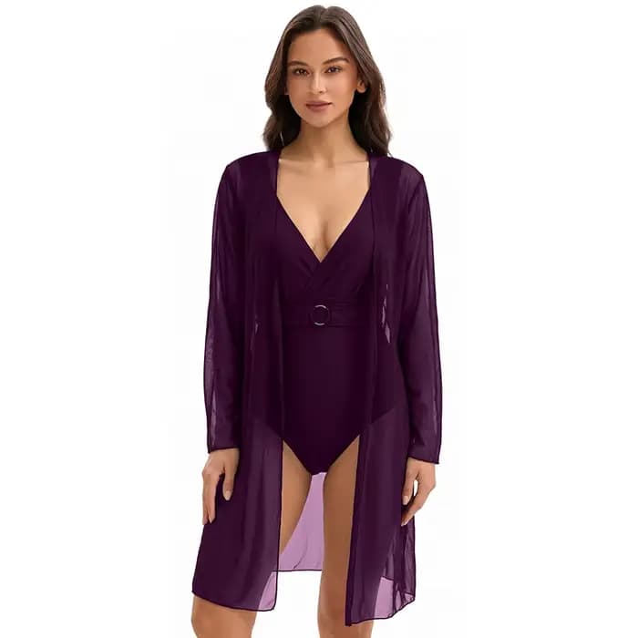 Maillot de bain une pièce sexy pour femme avec coupe monokini et découpes