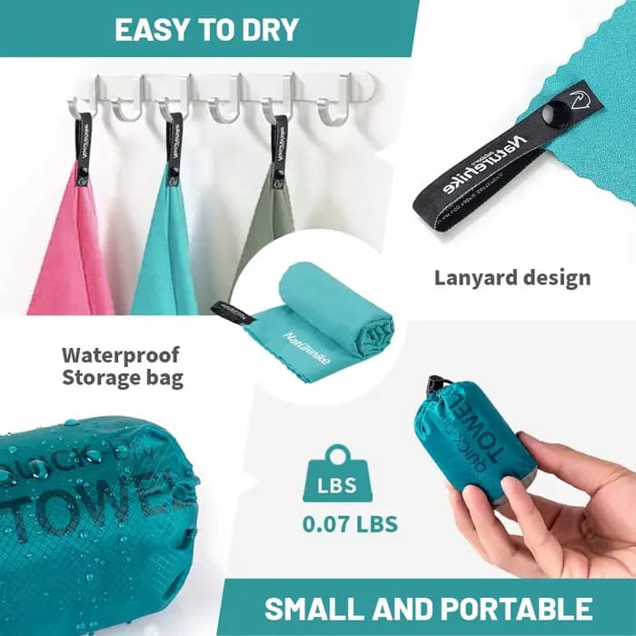 Naturehike 2025 serviette de plage à séchage rapide imperméable respirant ultraléger