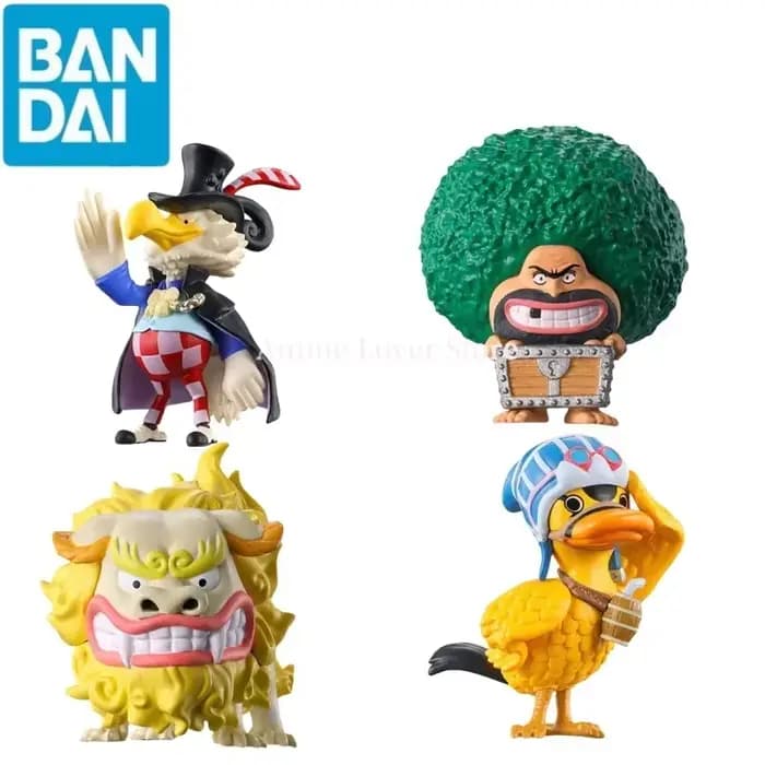 Bandai Original One Piece Gashapon Devil Fruits Animal 01 02 03 GEAR5 Luffy Raab Karoo Morgans Kung fu manatee Figurines d'anime