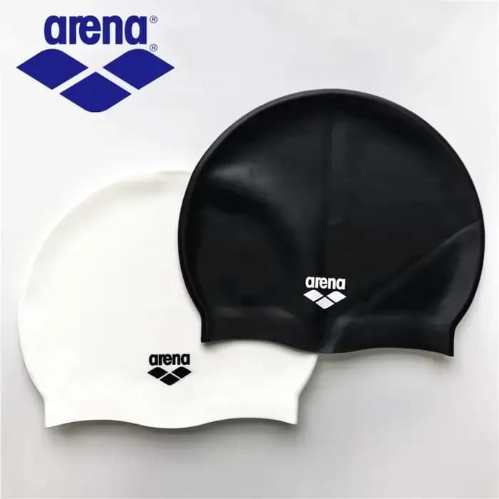 ARENA Bonnet de bain en silicone imperméable à la mode entraînement professionnel unisexe compétition
