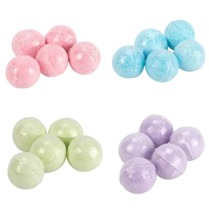 Petite boule de bain 10g au sel marin pour le corps, moule relaxant anti-stress, hydratant, nettoyant pour la douche, idéal pour les cadeaux de vacances et le spa