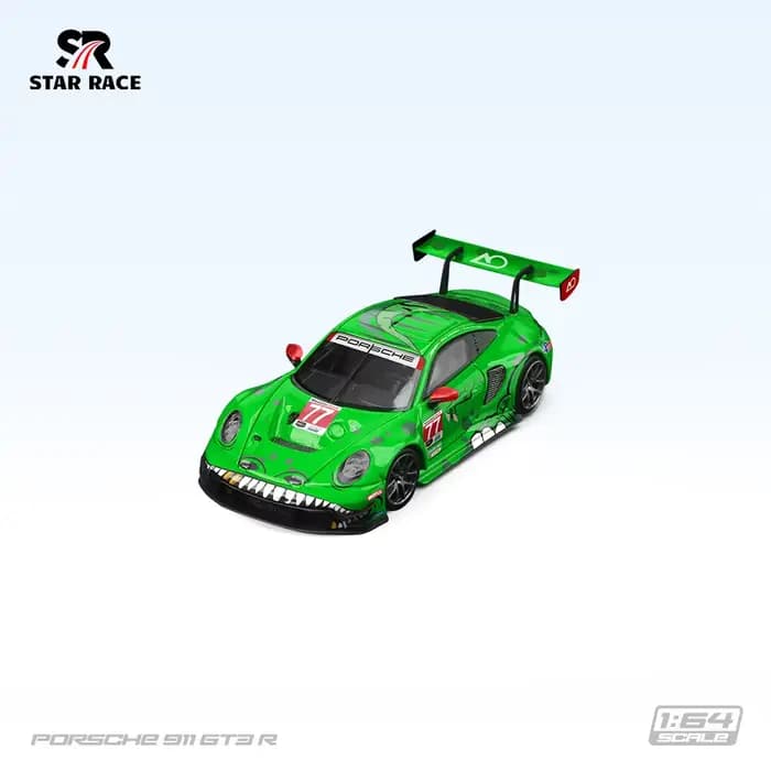 STAR RACE SR 1:64 Porsche 911 GT3 R # 85 # 23 cochons roses # 56 # 15 # 80 # Modèle miniature en alliage 77, collection de figurines, jouet de collection
