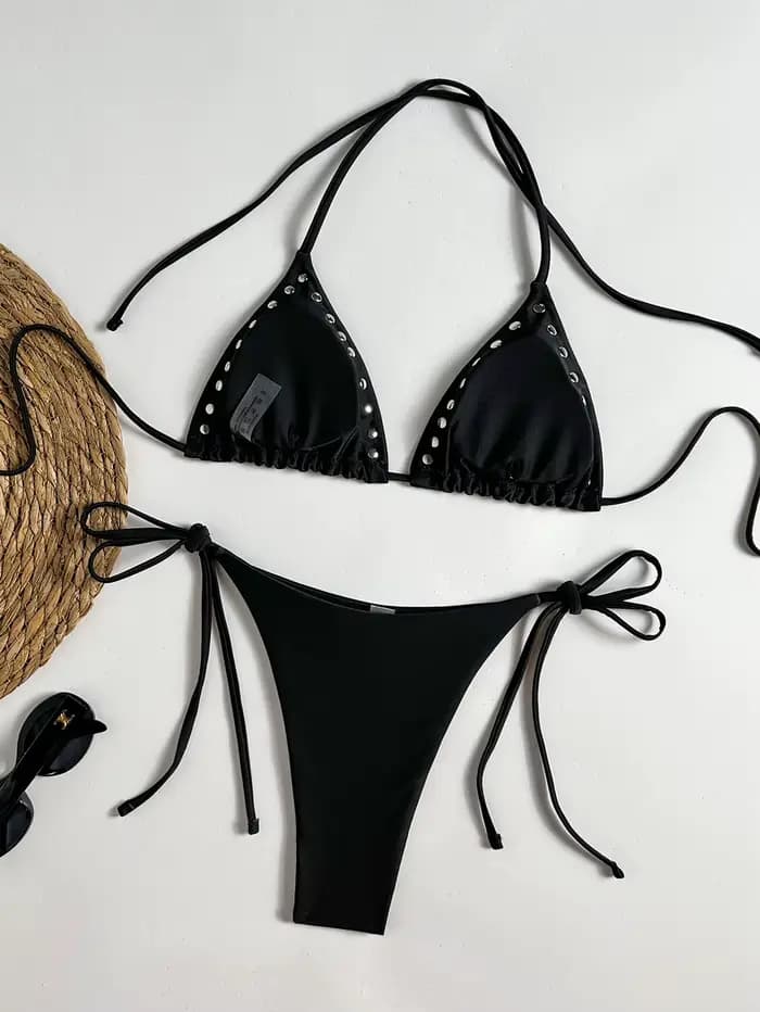 Ensemble bikini sexy à rivets 2026 pour femme