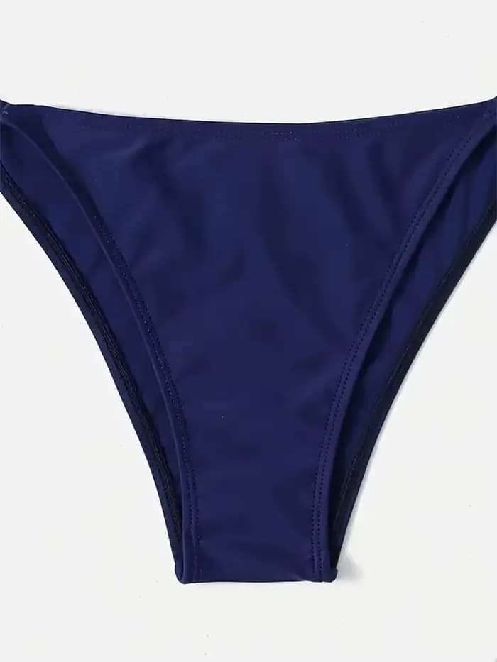 Maillots de bain string Bikini ensemble Sexy nouveau bleu marine