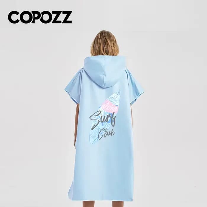 Poncho de Surf Personnalisé en Microcarence pour Adulte
