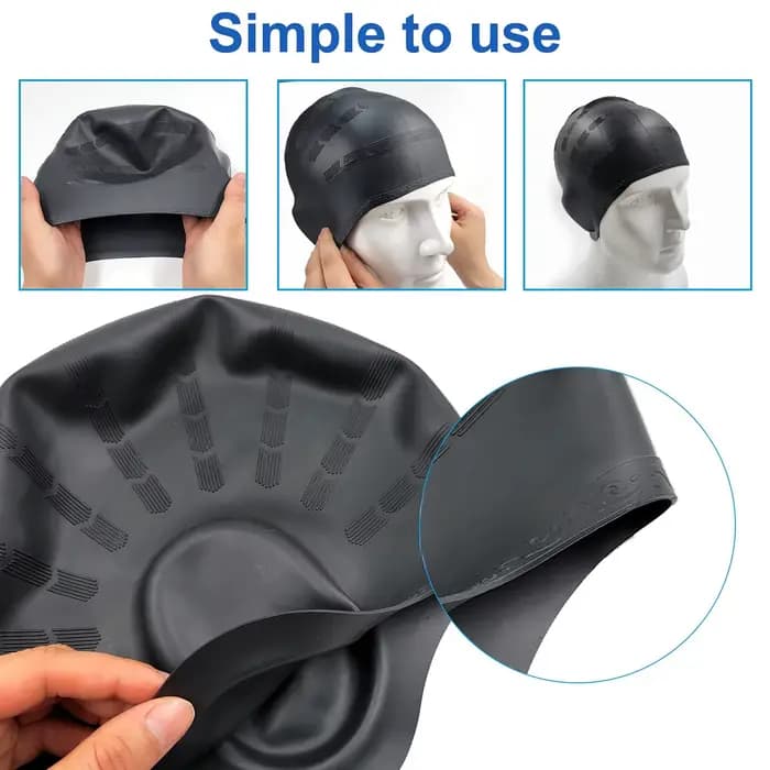 Bonnet de natation imperméable à haute élasticité