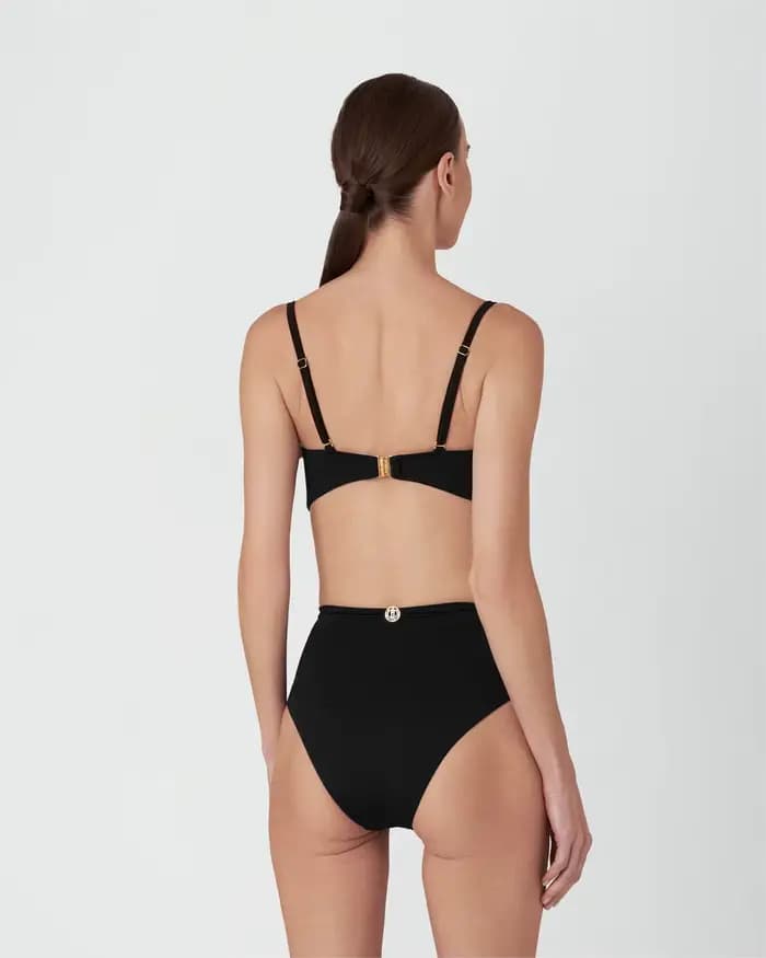 Bikini à bords festonnés pour femme
