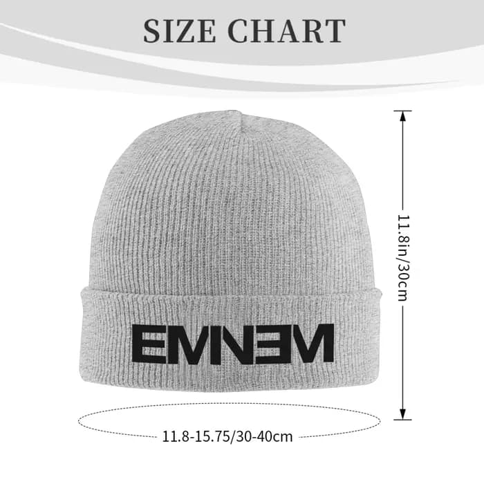 Eminem rappeur Rap dieu tricot chapeau bonnet automne hiver chapeau chaud unisexe Hip Hop vieille école musique casquettes hommes femmes cadeau,