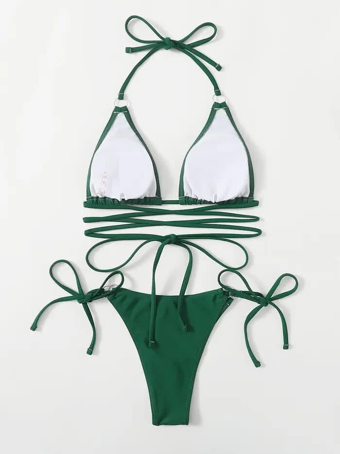 Sexy Micro Bikini 2025 femme maillot de bain croisé maillots de bain femmes String Bikinis ensemble femme maillot de bain vêtements de plage biquini