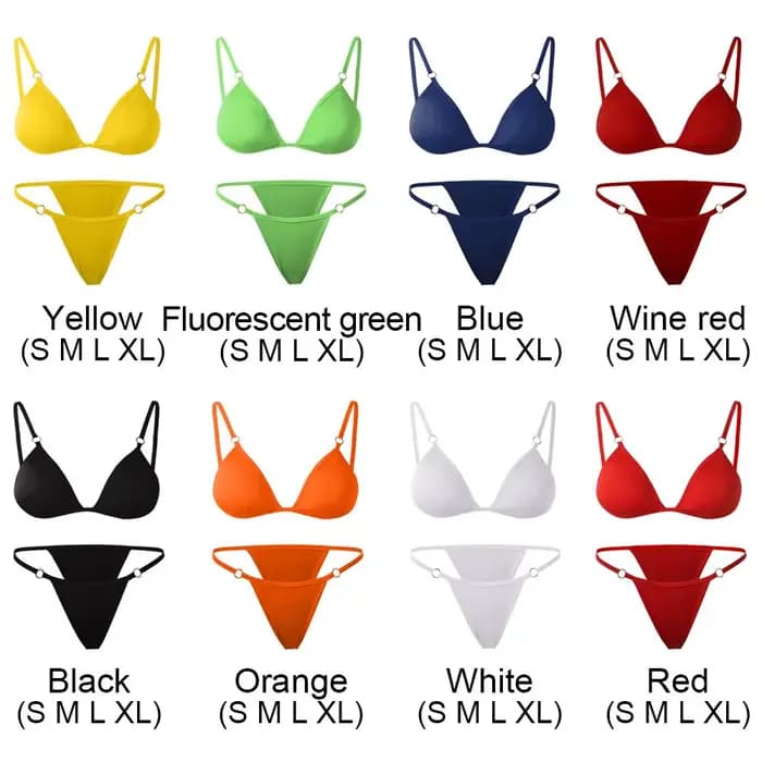 Maillot de bain deux pièces fendu