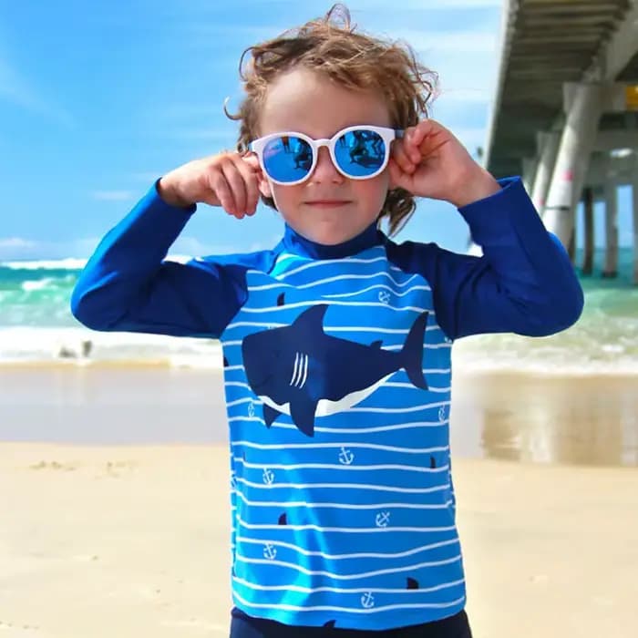 2025 garçons maillot de bain deux pièces ensemble 3 à 4 5 6 7 8 9 10 11 12 ans enfant en bas âge requin imprimé