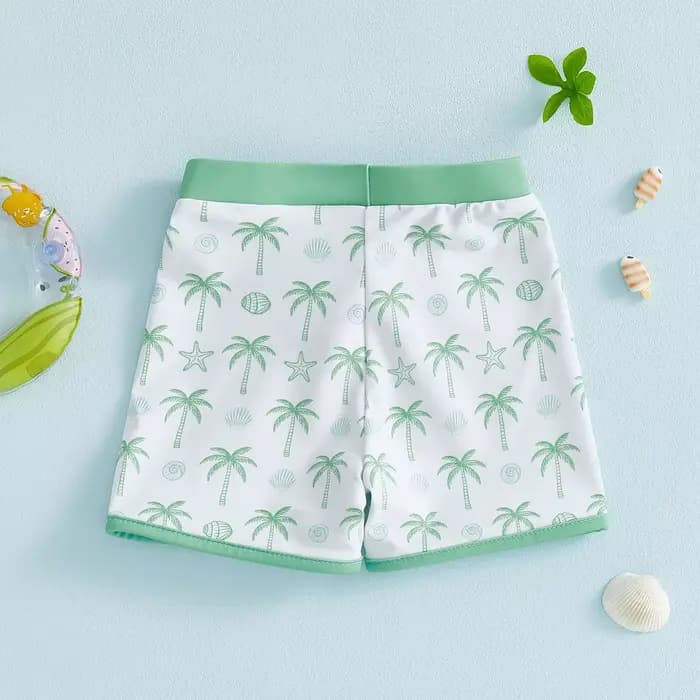 Shorts de bain pour bébés garçons de 0 à 4 ans, imprimé requin, extensibles, à séchage rapide, maillots de bain pour tout-petits, maillots de bain pour enfants