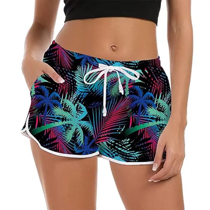 Short de bain à séchage rapide pour femme