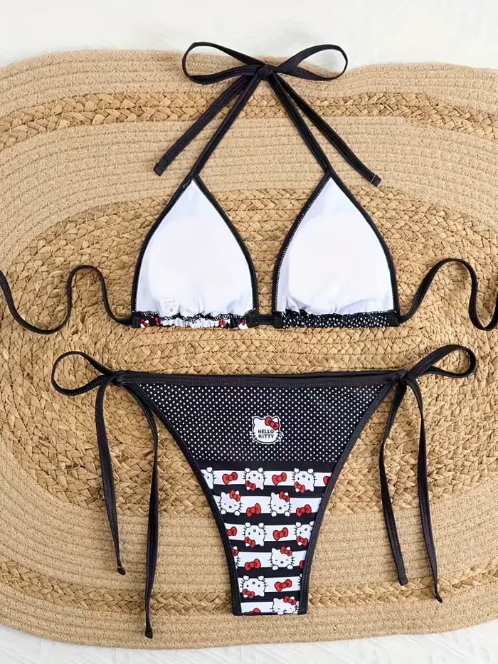 Ensemble bikini Hello Kitty pour femme