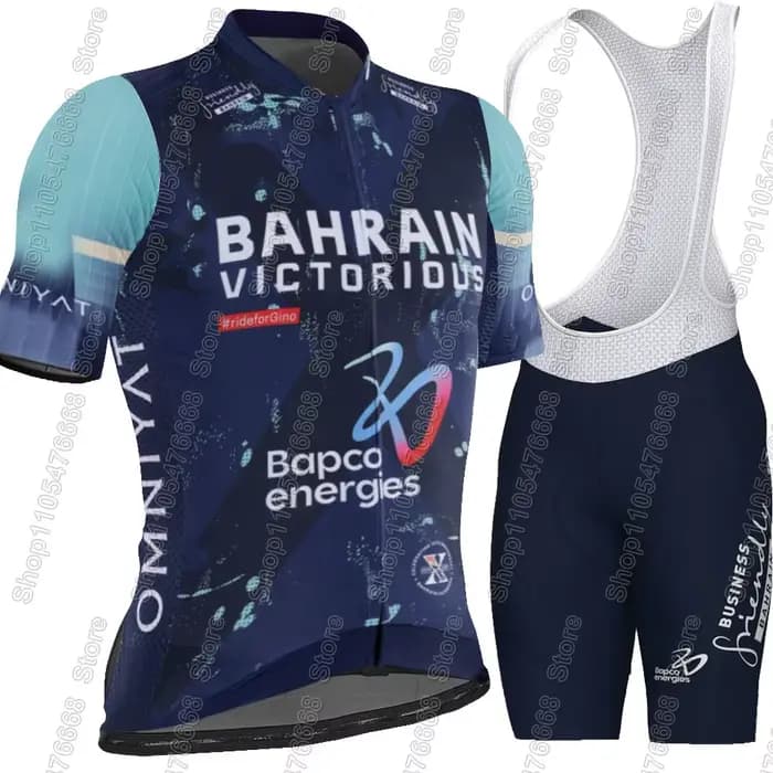 Ensemble de maillot de cyclisme Bahrain Victorious 2026 pour hommes, kits de vêtements de vélo, chemises de vélo de route, combinaison, short à bretelles, maillot de VTT