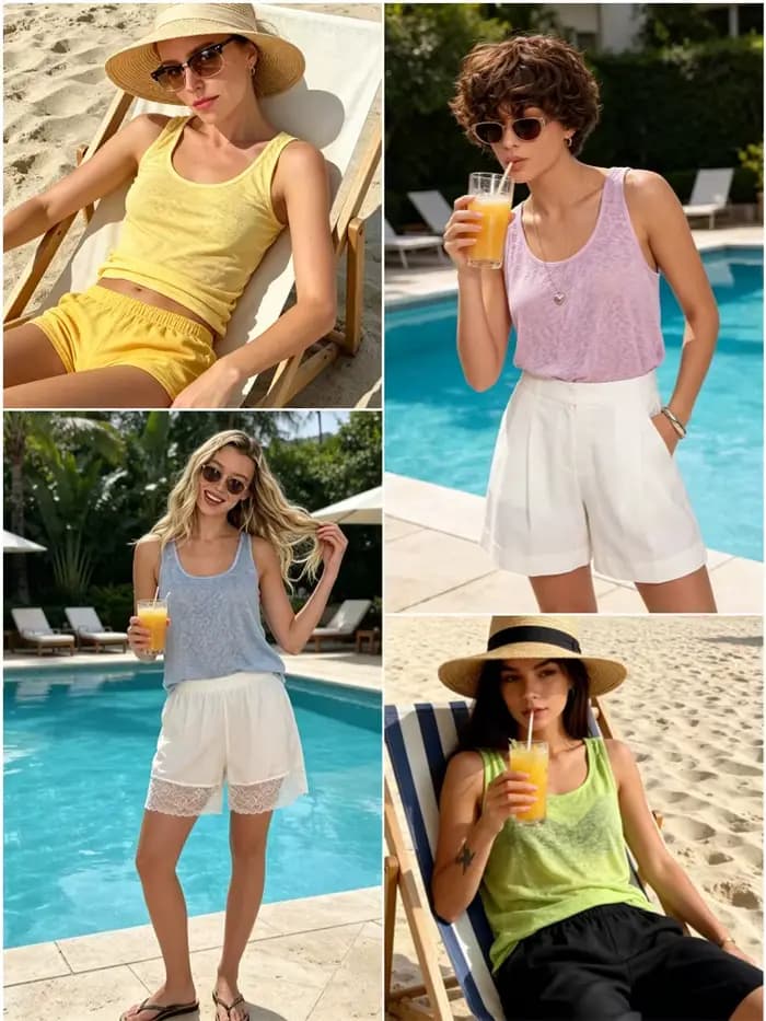 VITALINOVO Cache-maillot de bain pour femme