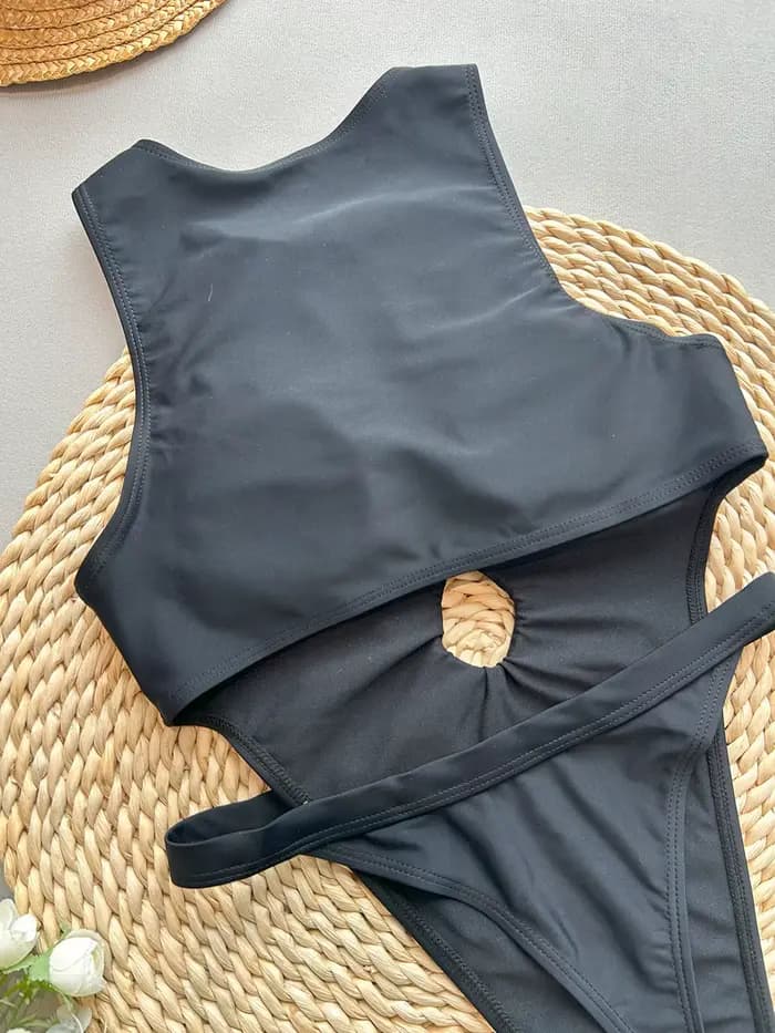Maillot de bain une pièce, Sexy, coupe haute, ajouré, pour femmes, body, Monokini, dos nu, vêtements de plage, nouvelle collection, 2026